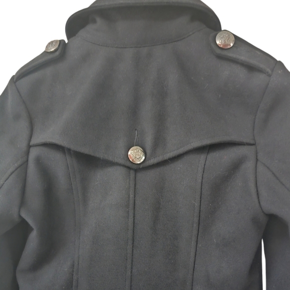 Juicy Girl wool blend jacket double breasted notched collar, buckle cuffs  M - Picture 6 of 11